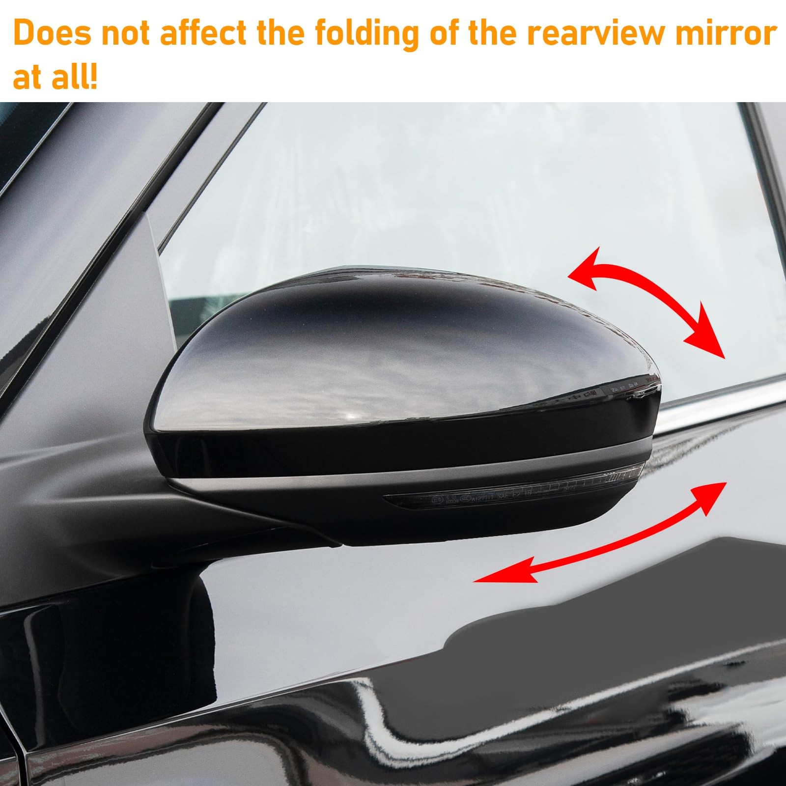 Compatible with Nissan Sentra 2020 2021 2022 2023 2024 Side Mirror Left Black