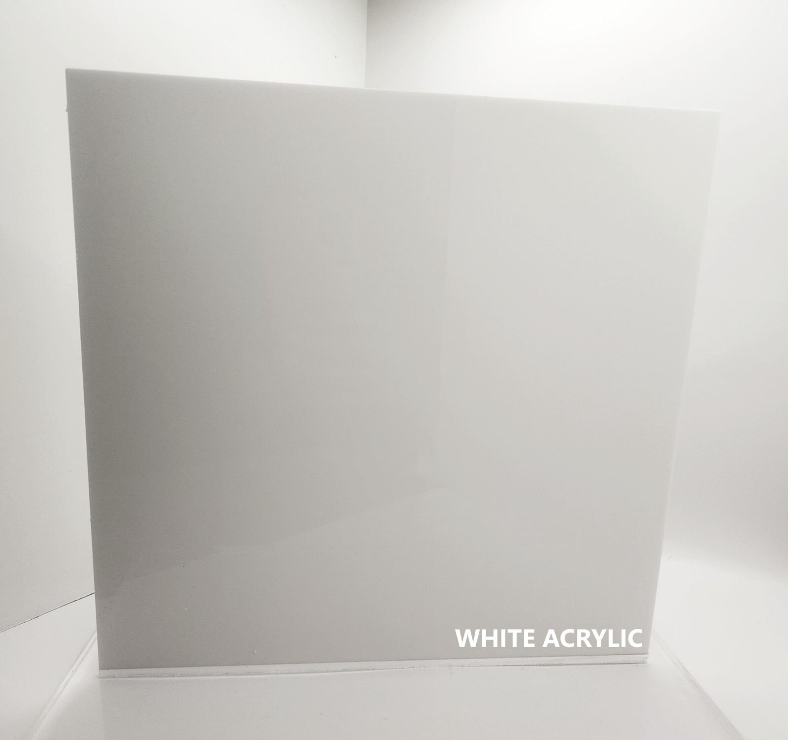 WHITE TRANSLUCENT ACRYLIC PLEXIGLASS 1/8″ PLASTIC SHEET YOU PICK SIZE ^