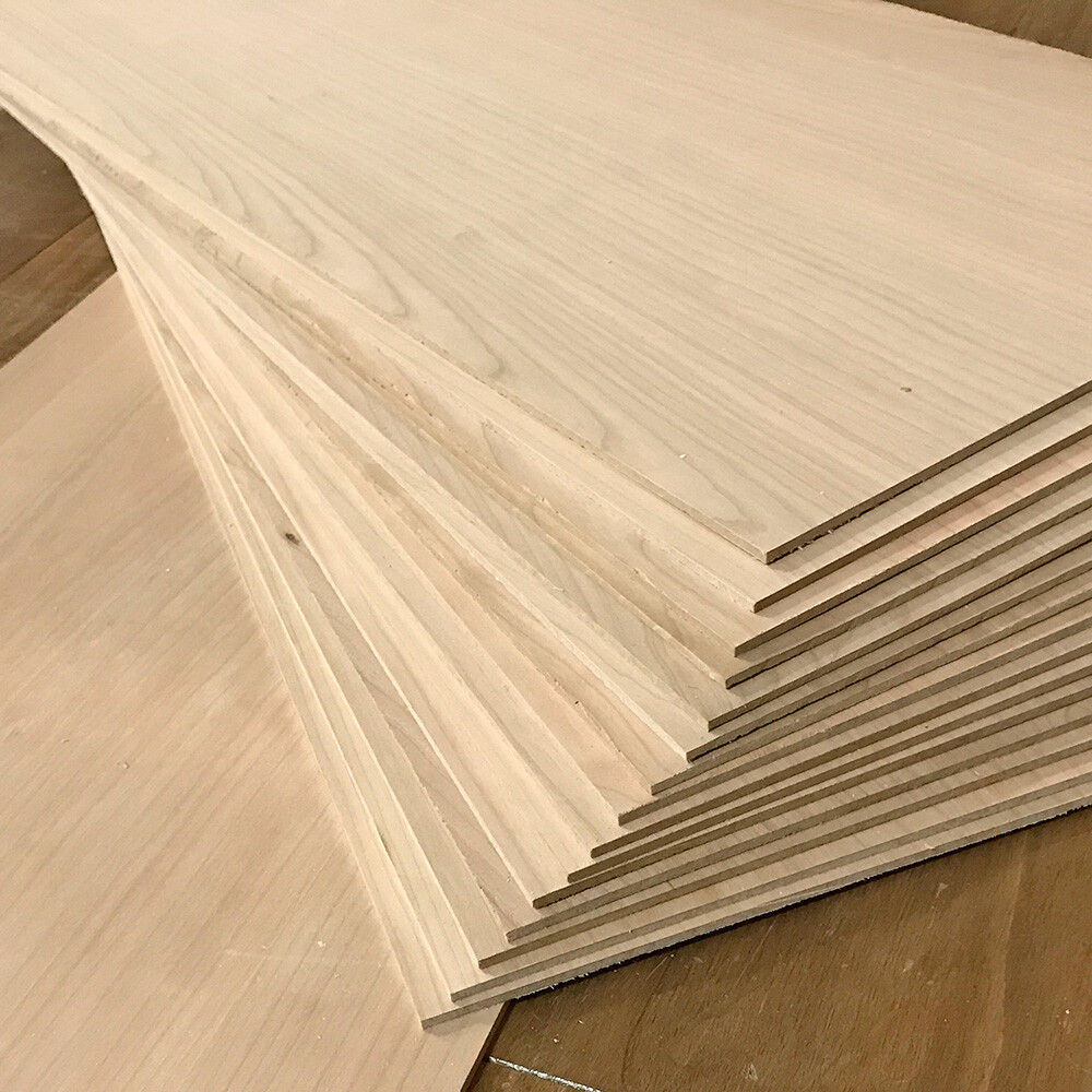 1/8″ Plywood Real Wood Veneered Panels for Crafts, Laser & Engraving