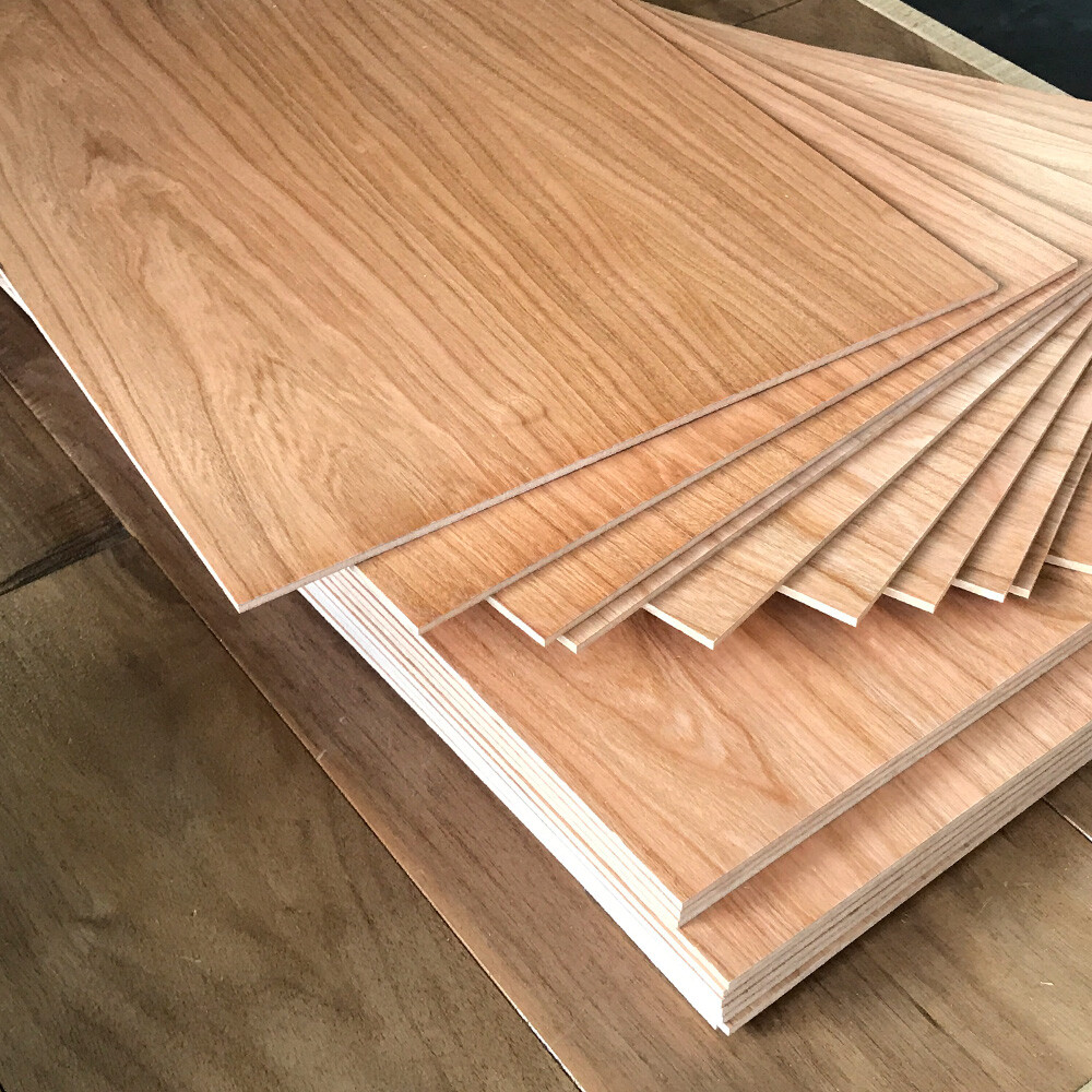1/8″ Plywood Real Wood Veneered Panels for Crafts, Laser & Engraving