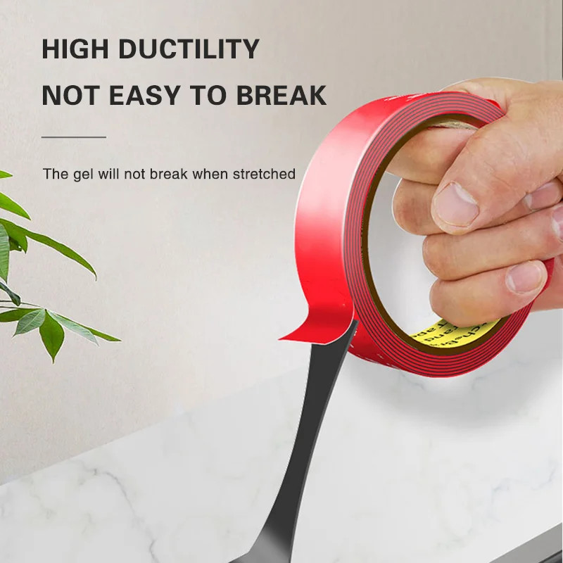 Acrylic Foam Double Sided Tape Heavy Duty Mounting Adhesive Waterproof 3-33M