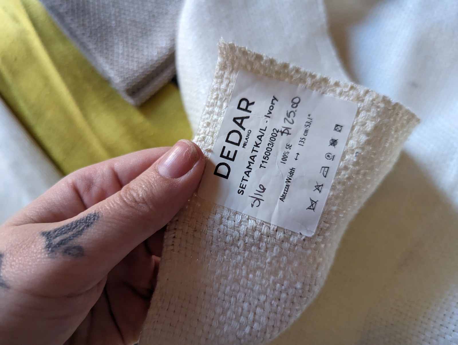 Dedar Fabric Sample Lot Of 8 Red Striped Neutral Varies Abstract DiY Upcycle