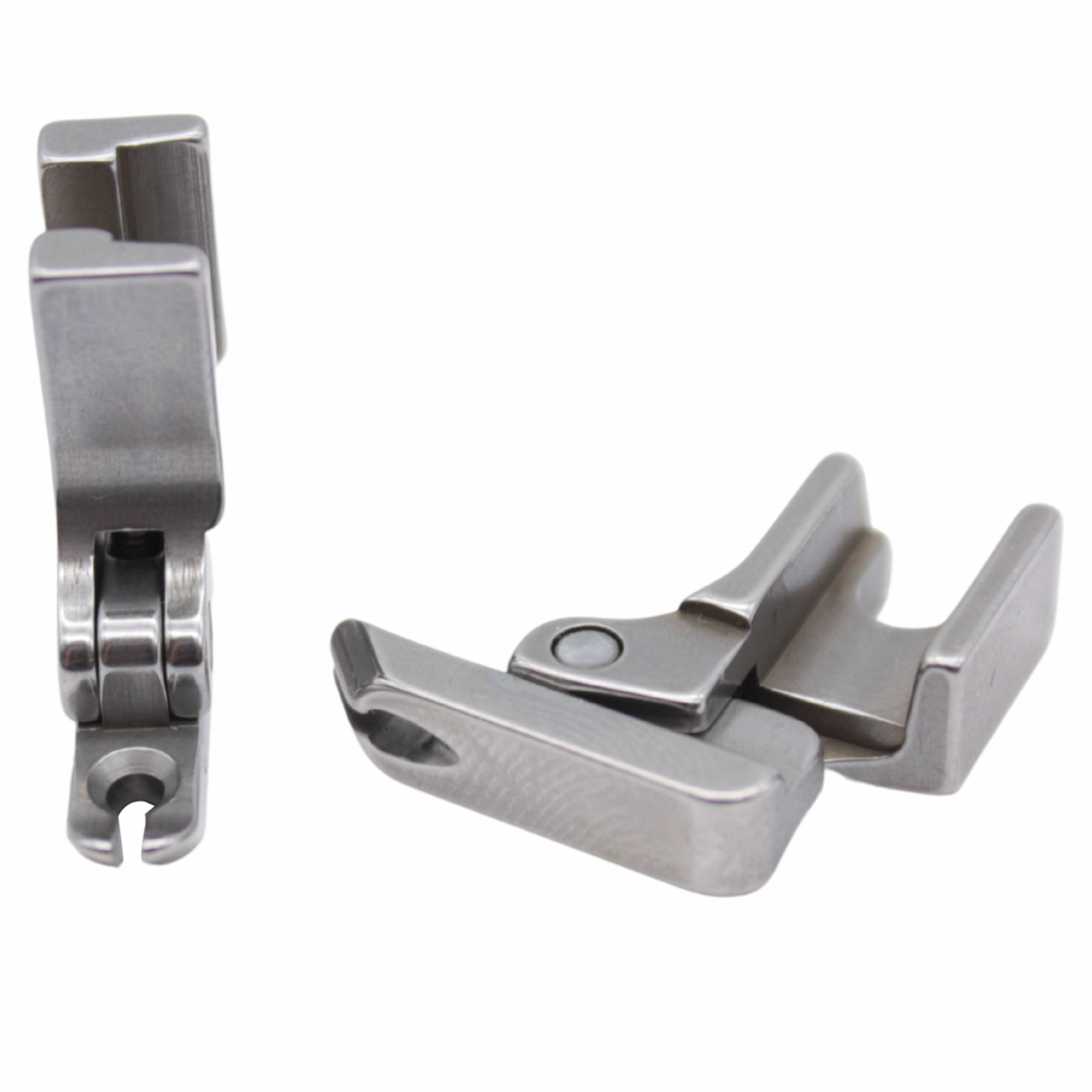 Low Shank Narrow Short-Toe Zipper Foot for Sharp Corners and Precise Work