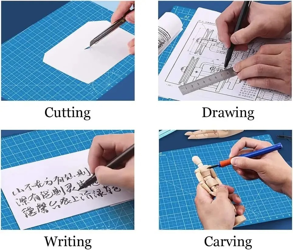 18 x 12 self-healing double-sided cutting mat for craft sewing hobby new