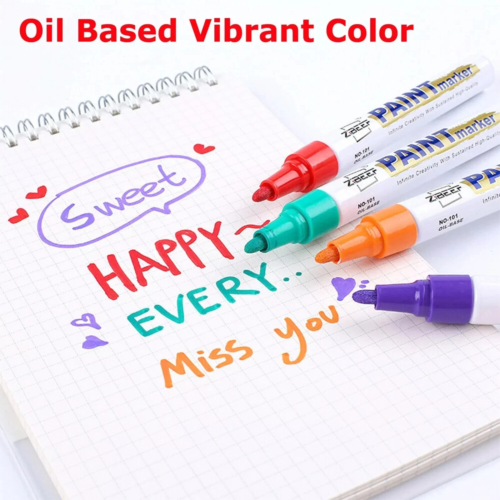 Waterproof Permanent Paint Marker Pen Car Tyre Tire Tread Rubber Metal pen Toyo