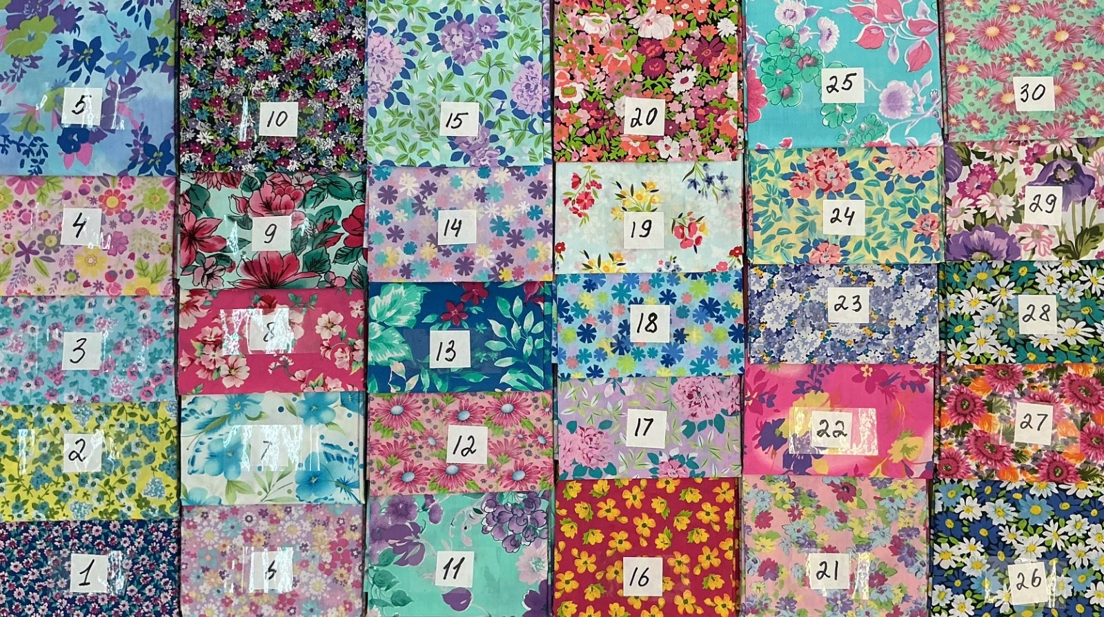 Floral Print Cotton Blend Fabric 56″- 60″ Wide By The YARD