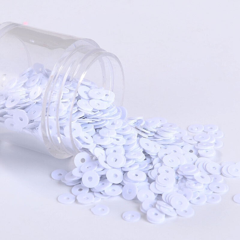 1440-8000pcs PVC Flat Metallic Shiny Round Loose Sequins Clothes Sewing Wedding