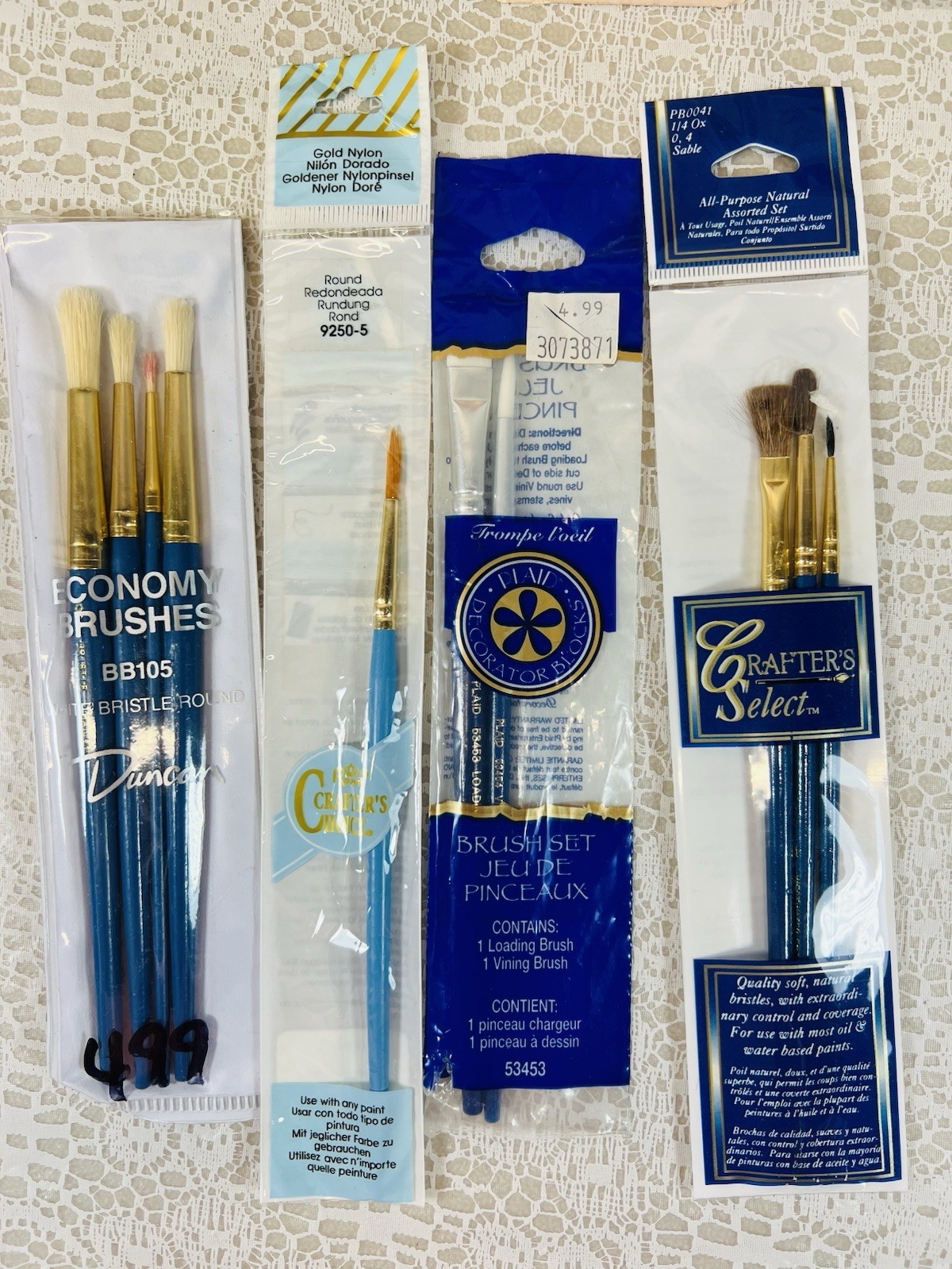 70 Paint Brushes By Plaid * Grumbacher * Royal * Loew-Cornell * Atlas * Misc