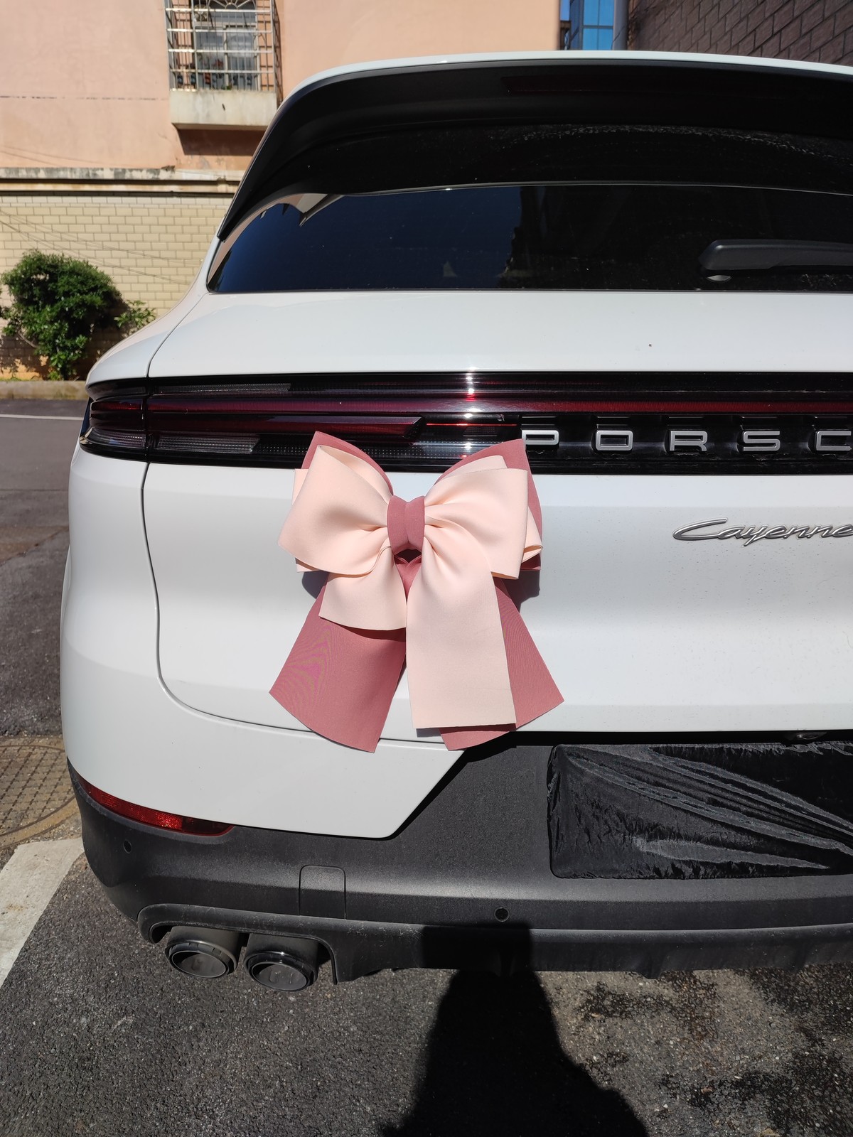 14-15 inchRemovable bow tie car rear trunk extra large car exterior decoration