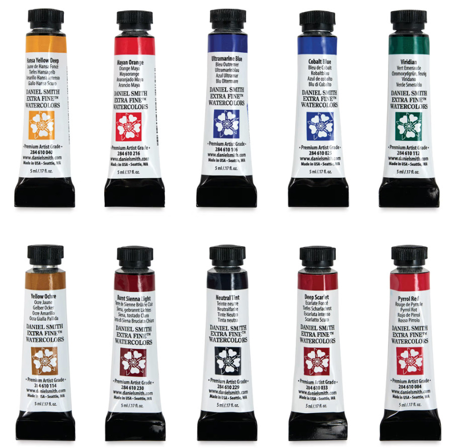 Daniel Smith Extra Fine Watercolor – Set of 10 Alvaro Castagnet Master Artist