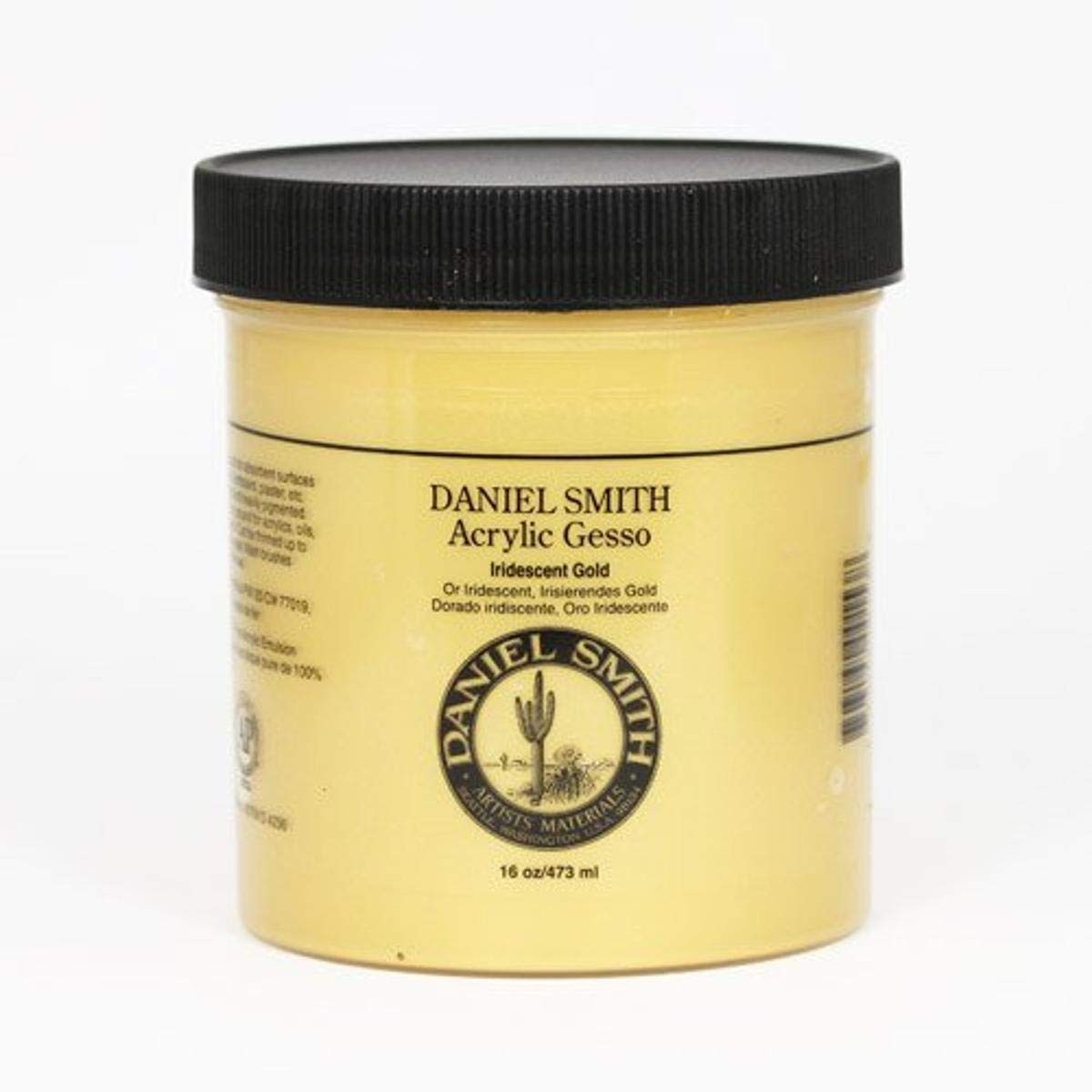 Acrylic Gesso 16oz Jar Iridescent Gold 284040003 16 Fl Oz pack Of 1