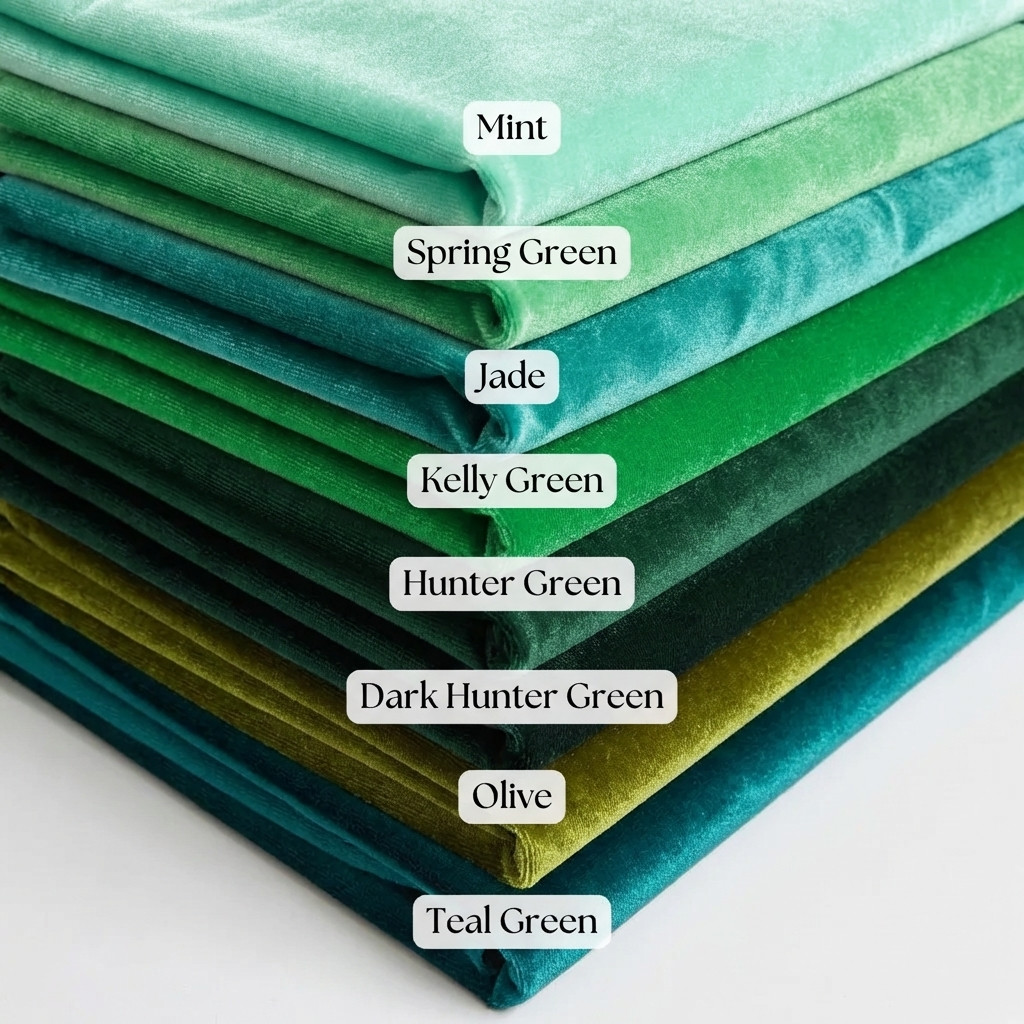 Stretch Velvet Fabric is 58/60″ inches Wide