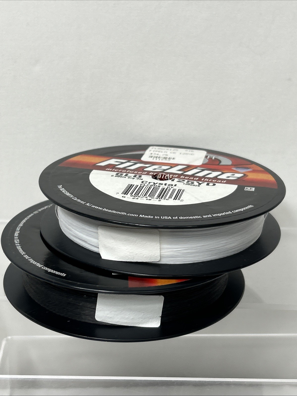 125 Yards Fireline Beading Thread 4LB 6LB 50YD Crystal Smoke PICK