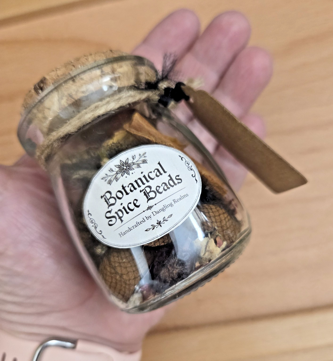 Gothic Bat Spiced Fragrance Beads Jar Halloween Decor Potpourri Sachet Gift