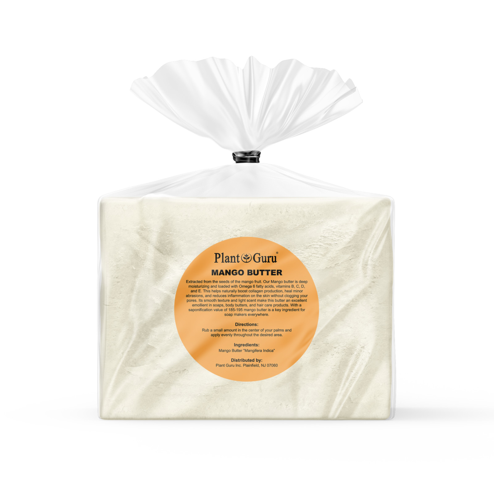 Raw Mango Butter 100% Pure Organic Natural Unrefined For Skin Body Hair Bulk