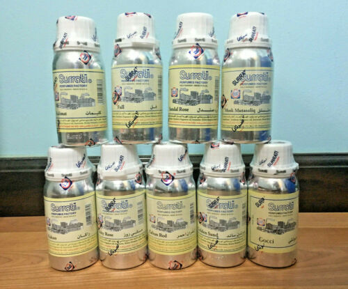 Collection of Concentrated Perfume Oils by Surrati 100g – Free Express Shipping
