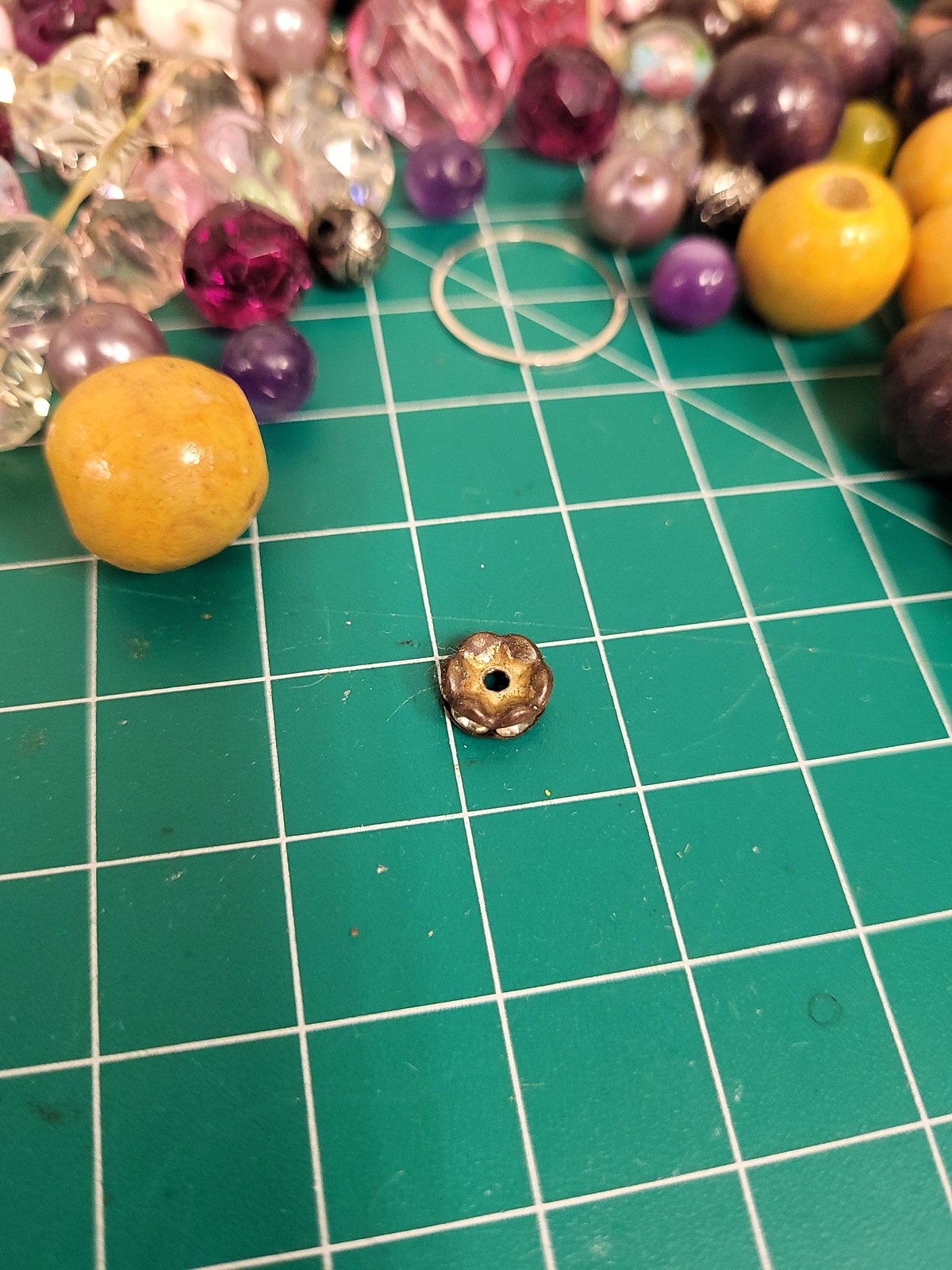 Jewelry Making Beads Lot Mixed Shape Color Glass Stone Wood Acrylic Craft Supply