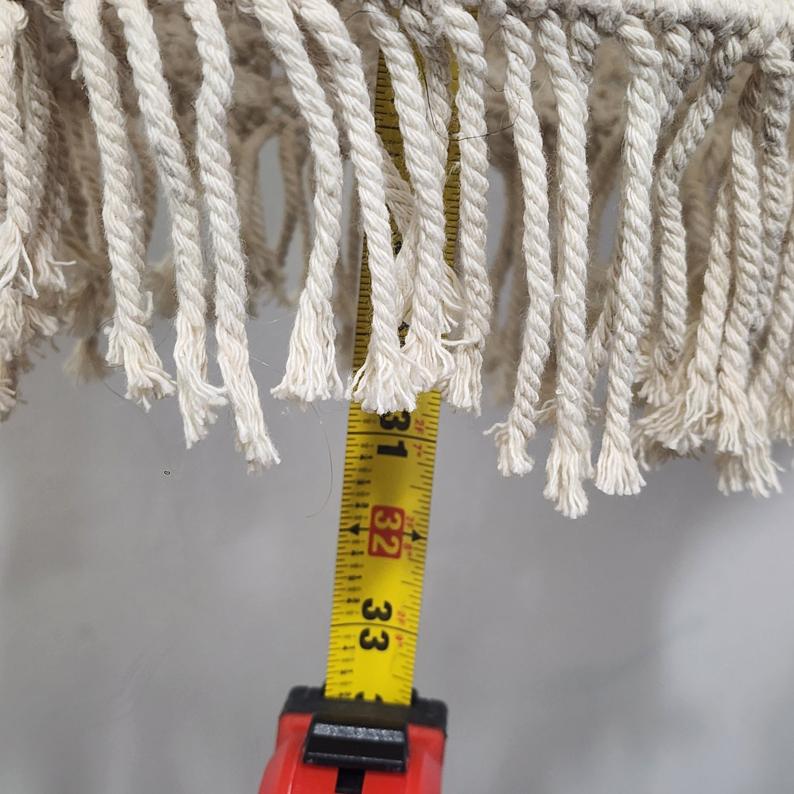 Macrame World Modern Handmade 6 pcs Rings Pendant Light Cover Shade Natural Boho