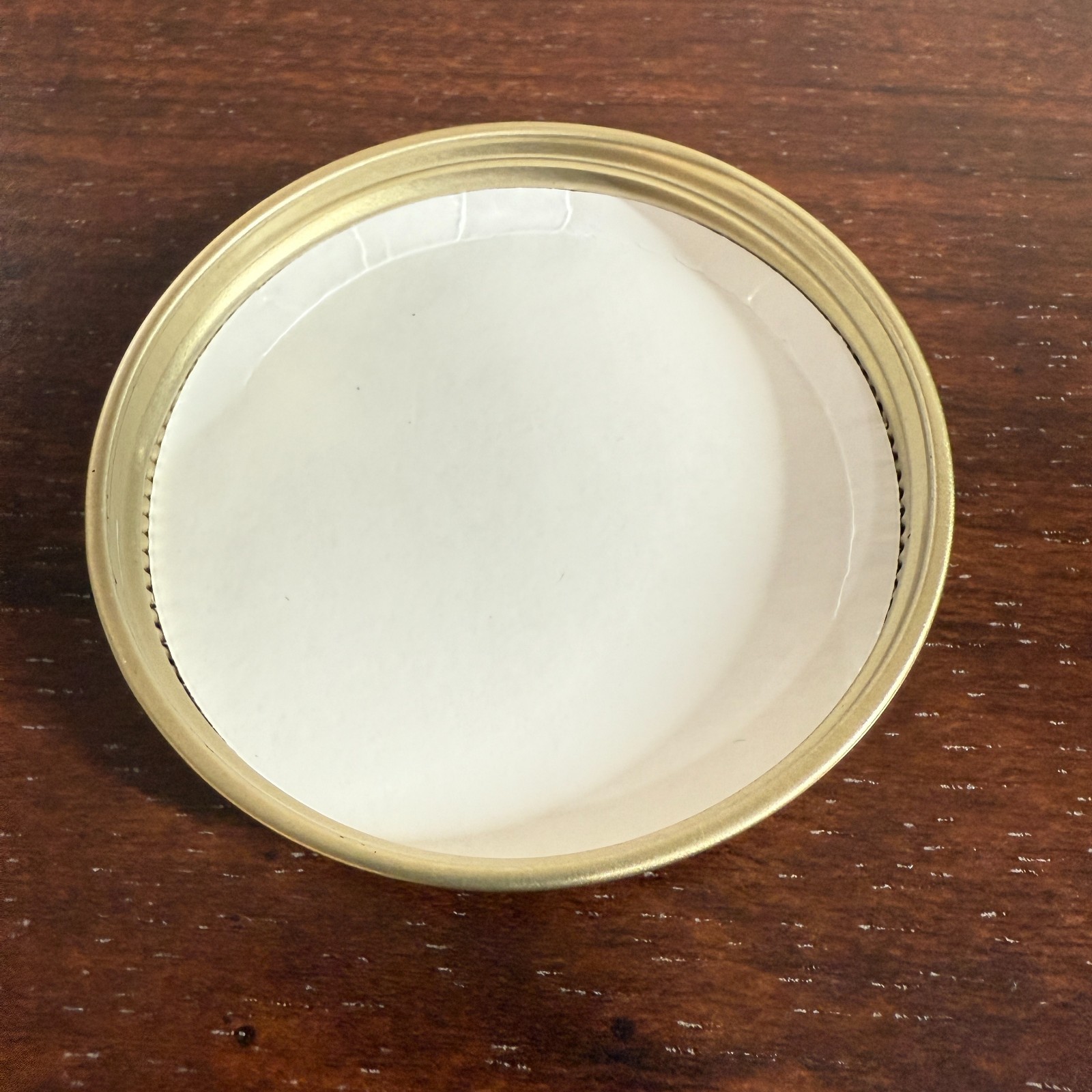 Amber Glass Round Candle Container 9 Oz Glossy 12 Pack Case W/ Tin Lids