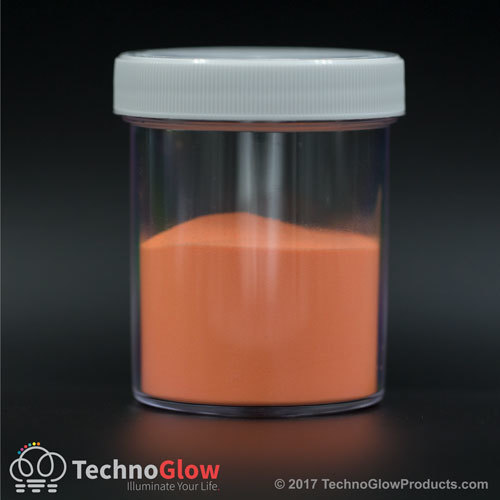 Glow in the Dark Powder, ORANGE to GOLD – UV Reactive Glow Pigment