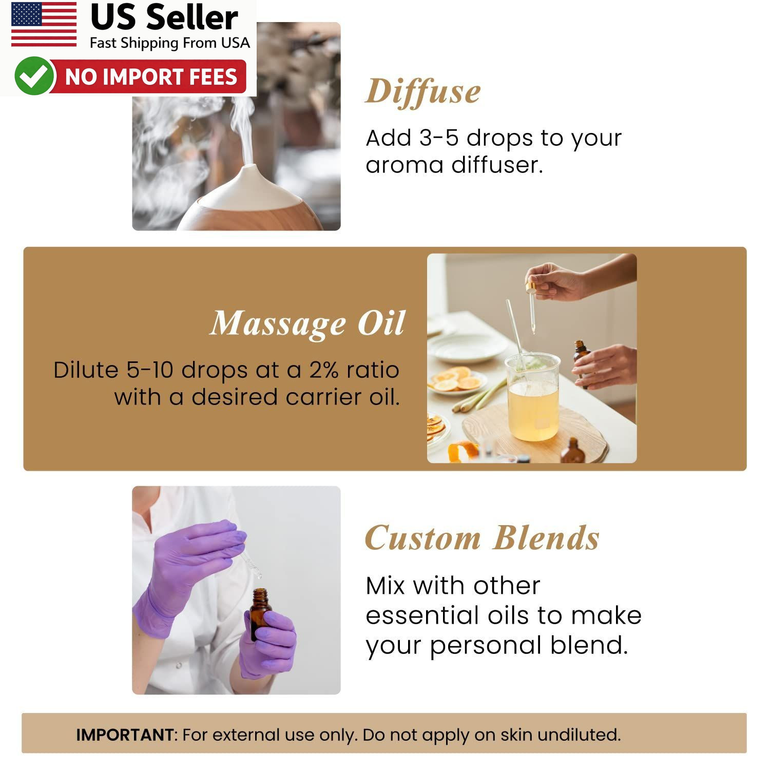 Handcraft Blends Frankincense Essential Oil 4oz Pure Aromatherapy FROM USA