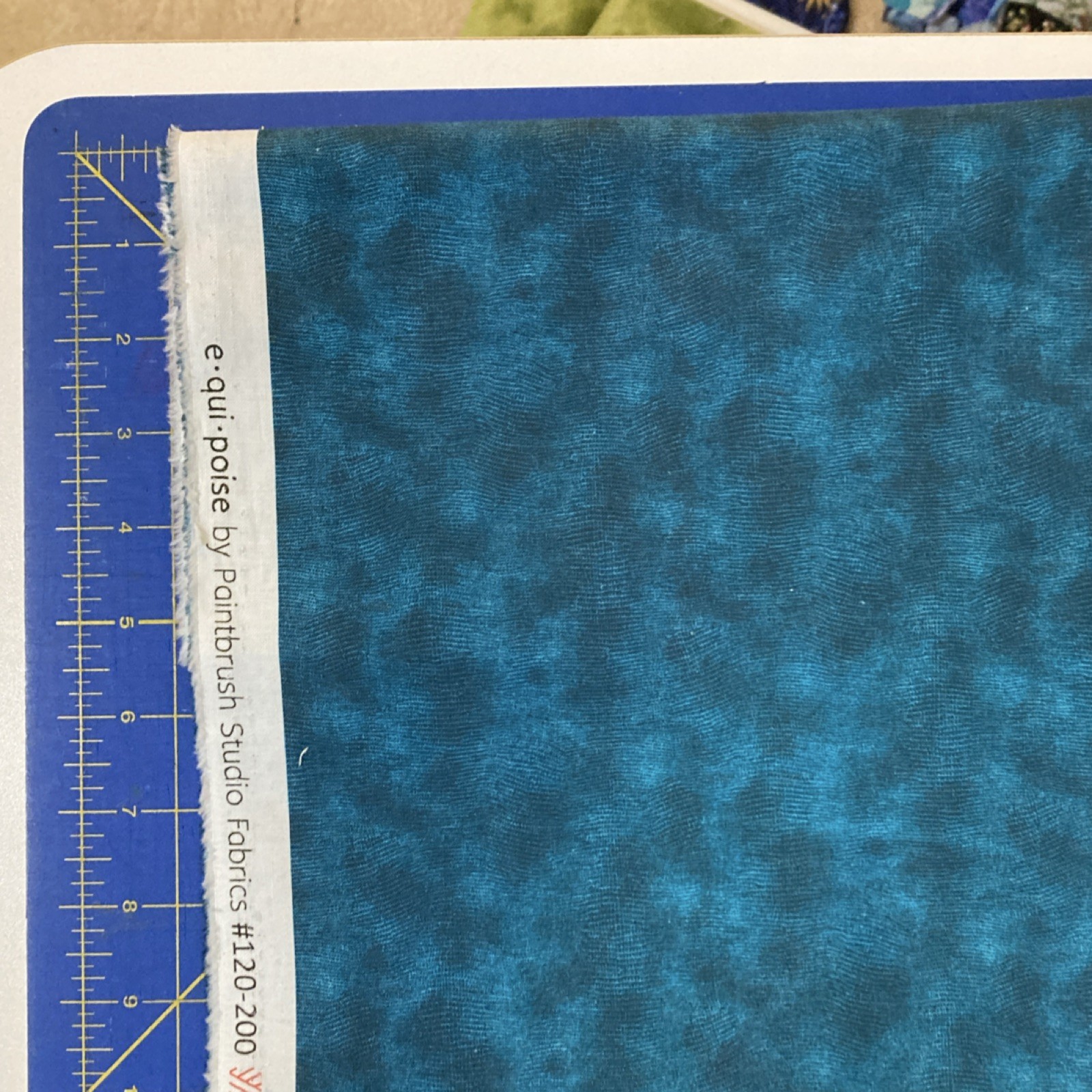 1 Yard. Paintbrush Studio Fabrics Cotton Fabric, Blue, Up to 45” Wide