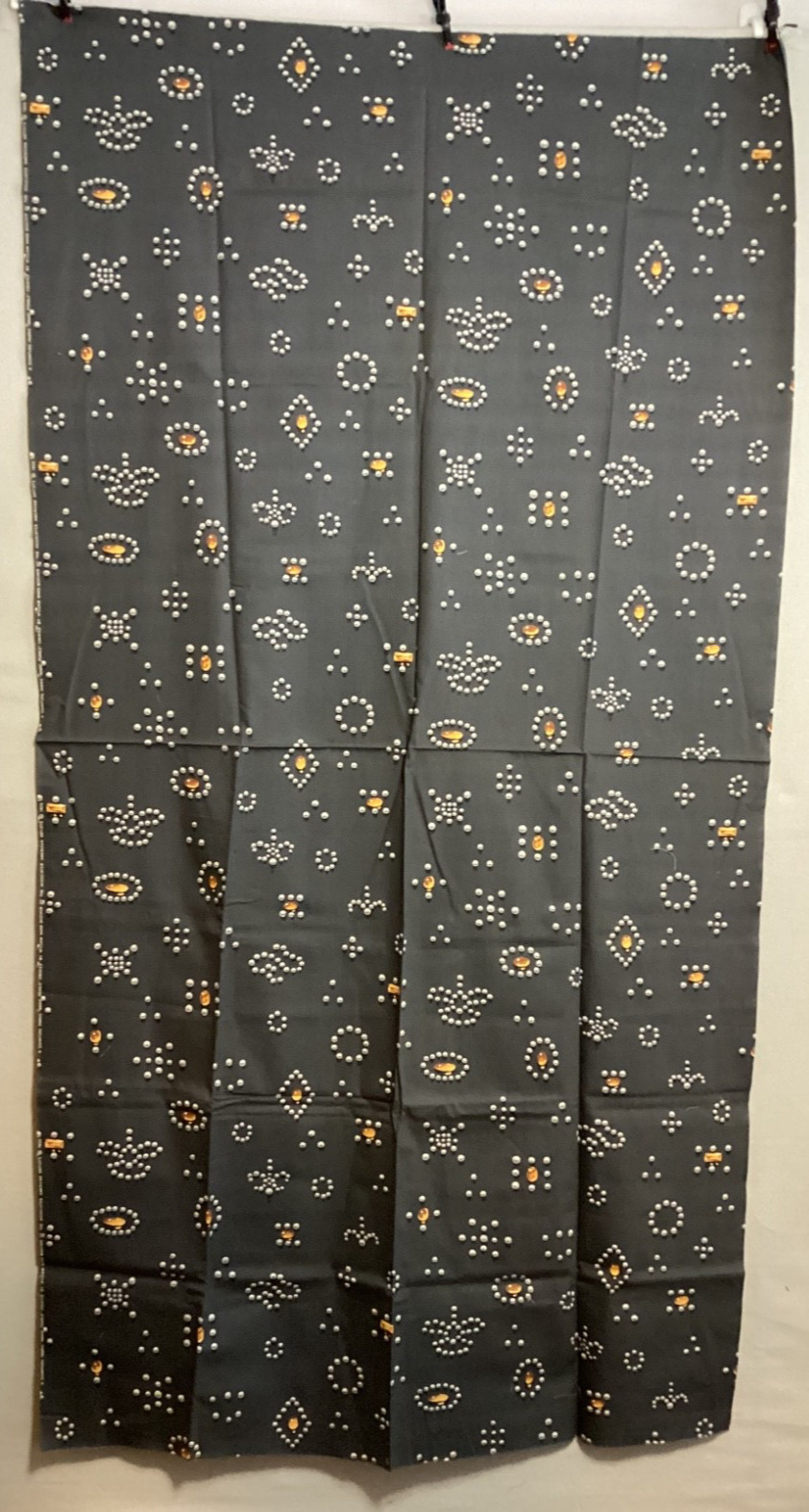 MCM Fabric Mid Century Modern Dated 1953 Magic Pearls William Ward Beecher