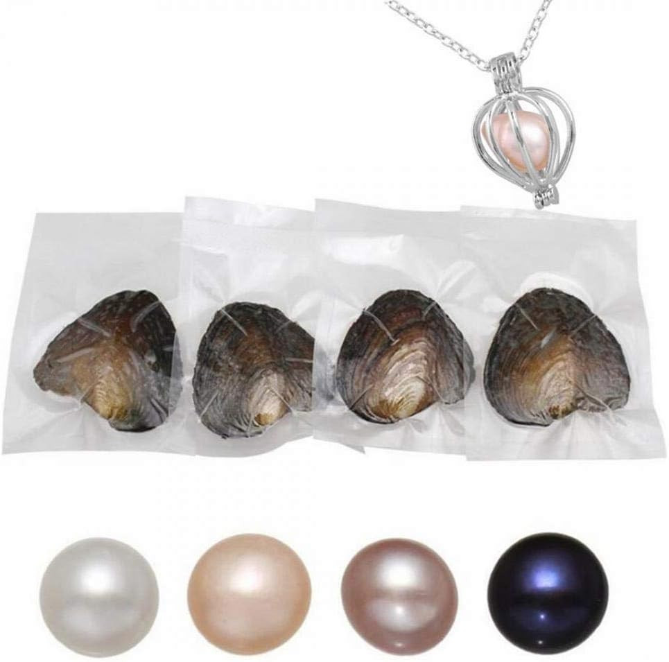 Milky Way Natural Oyster Pearl,Freshwater Oval Pearls Cultured Oysters Love