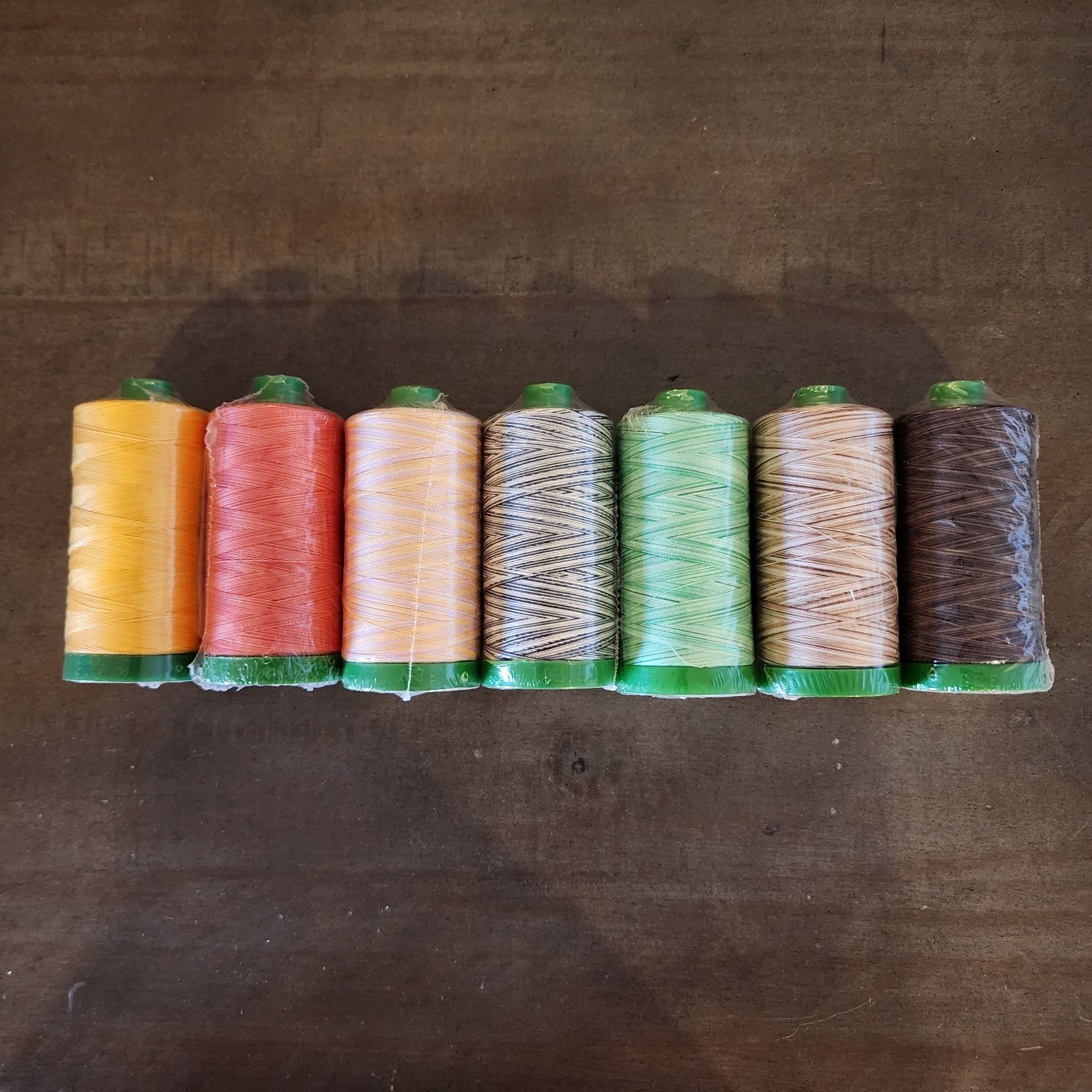 Aurifil Thread Mako Cotton 100% 40WT Large Spools 1094 Yards 7 Colors Set G007