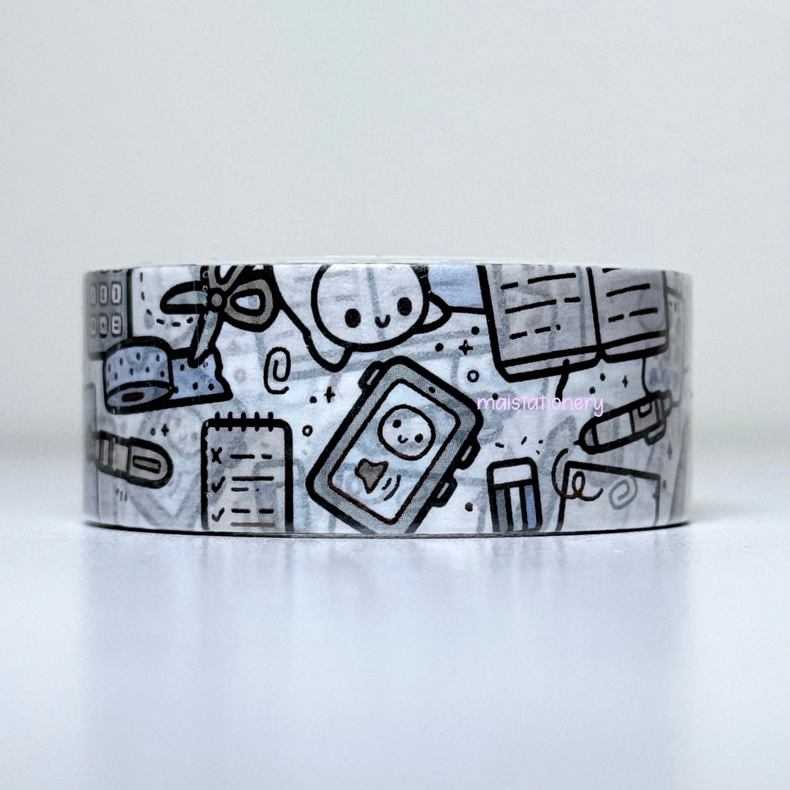 NEW The Coffee Monsterz Co TCMC Tabletop Treasures 18mm Washi Tape Roll, 2025