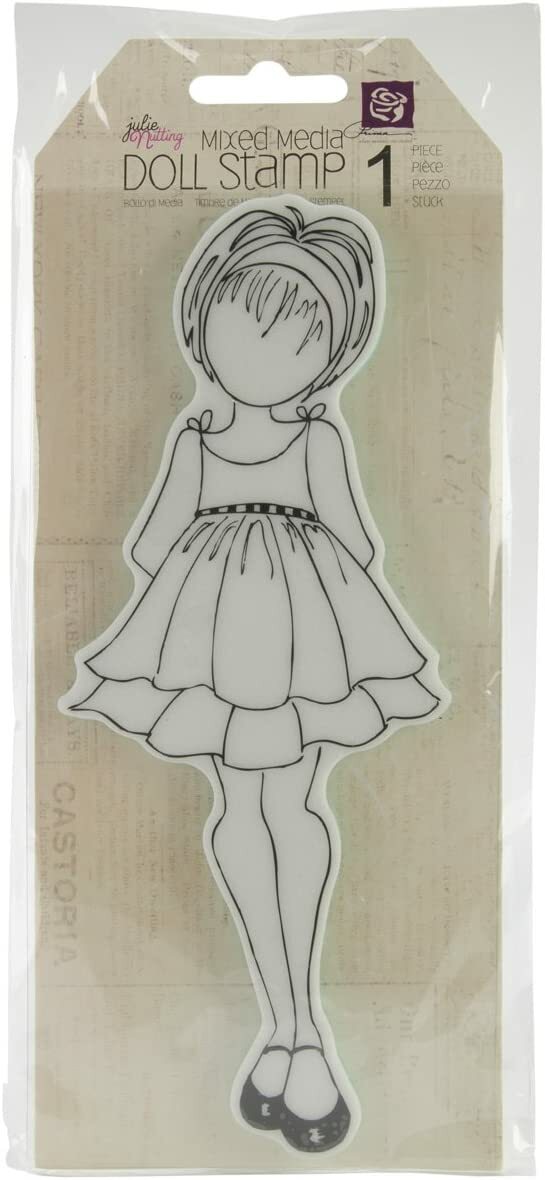 Prima Marketing Julie Nutting Mixed Media Doll and Planner Stamps – You Choose!