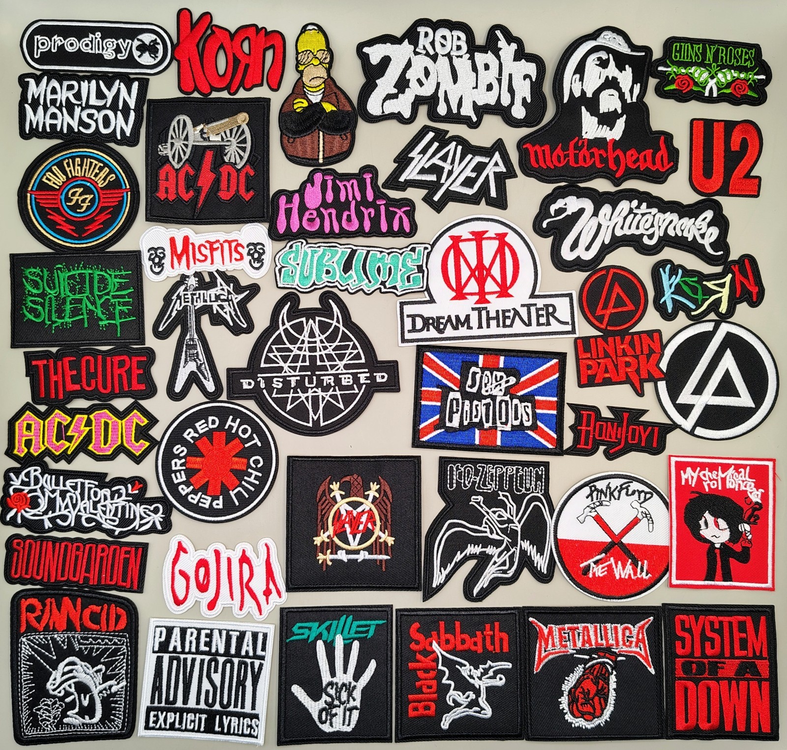 Heavy Metal Punk Rock Music Band Embroidered Patches Iron On YOU PICK -NEW ITEMS