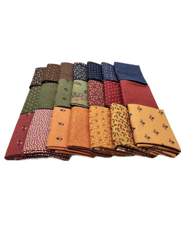 10 Fat Quarters – Kansas Troubles by Moda Calico Floral Flowers Quilting M228.05