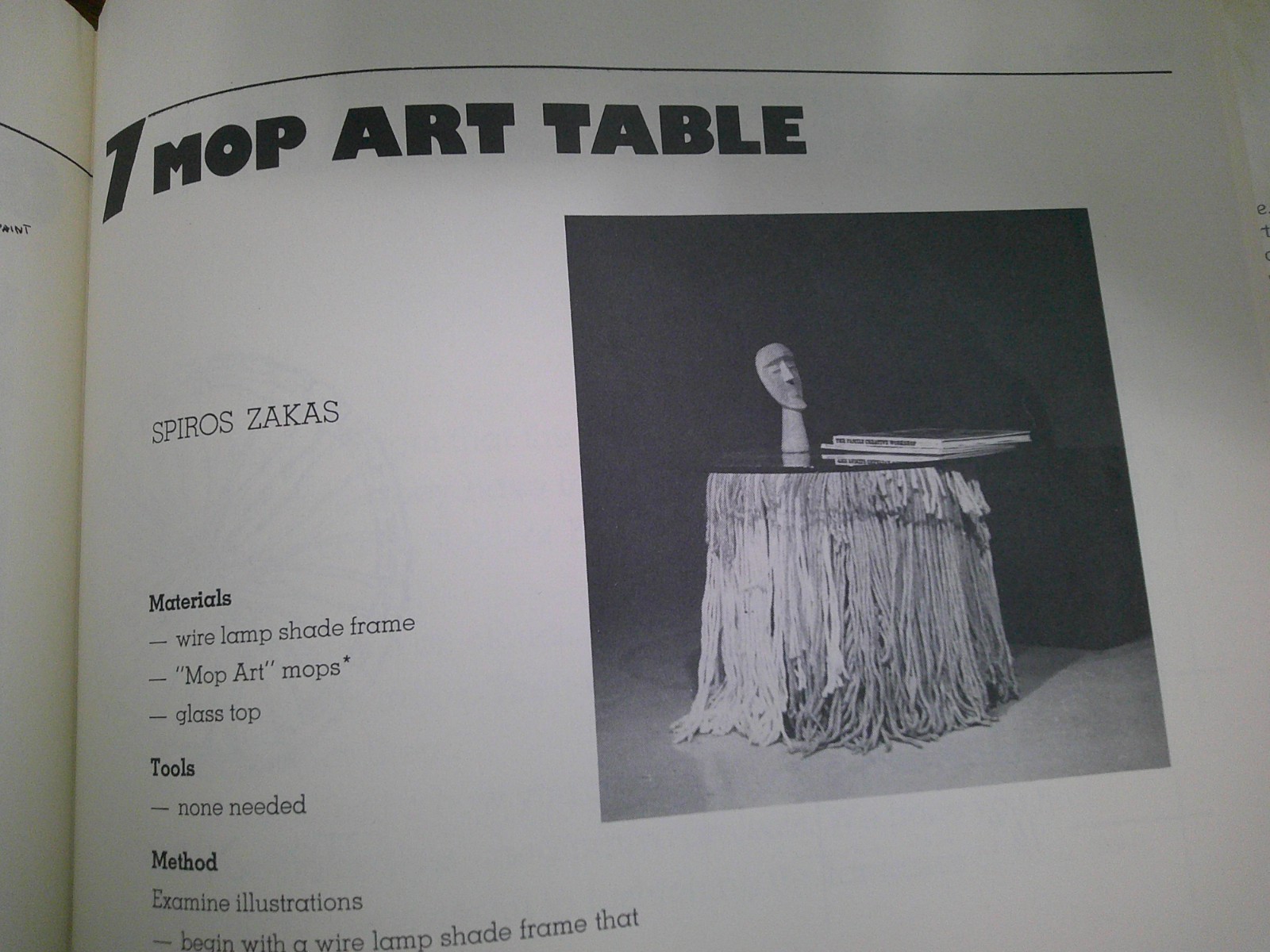 1976 Parsons School Design Furniture in 24 Hours Spiros Zakas & Students