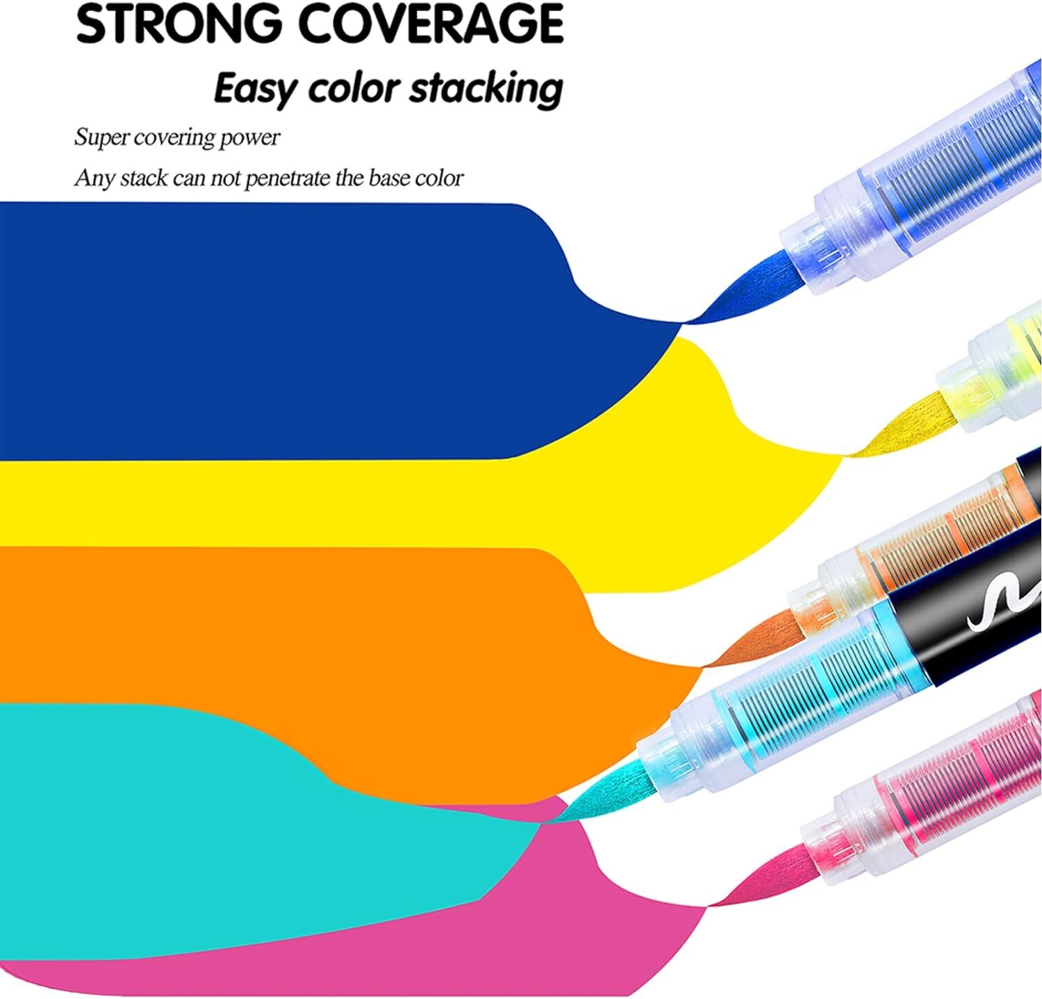 12-36Pcs Waterproof Permanent Paint Marker Pen Car Tyre Tire Letter Metal Rubber