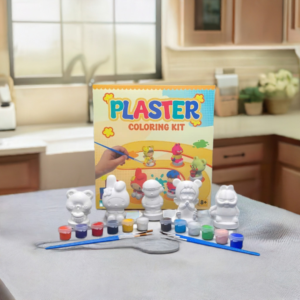 VKP International Plaster Coloring Kit For All Ages
