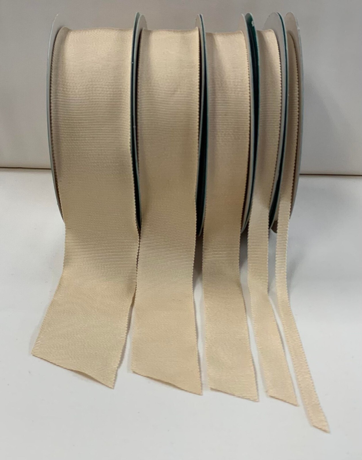 Beige 100% Rayon Petersham Ribbon (5 Widths to choose from)