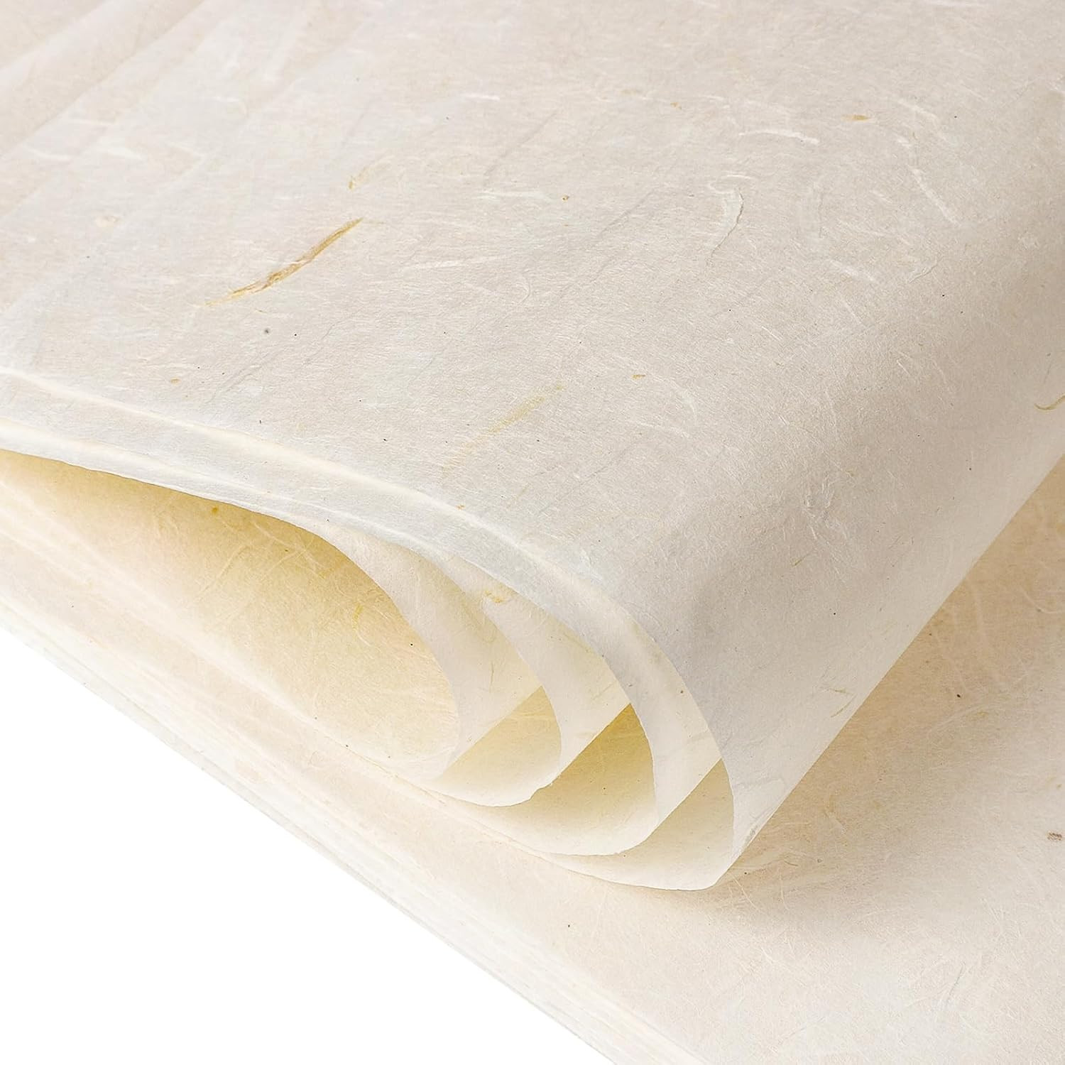 60 Sheets Mulberry Paper 8.5 X 11, Rice Paper Handmade Decoupage Sheets for Writ