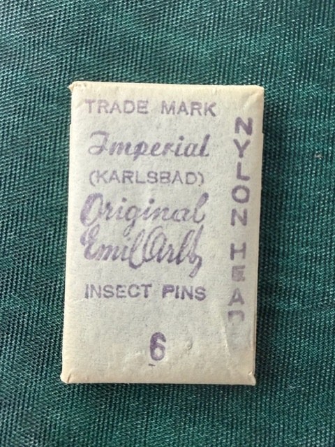 PRE 1918 Insect Collector Pins Karlsbad Austria Original Emil Artl