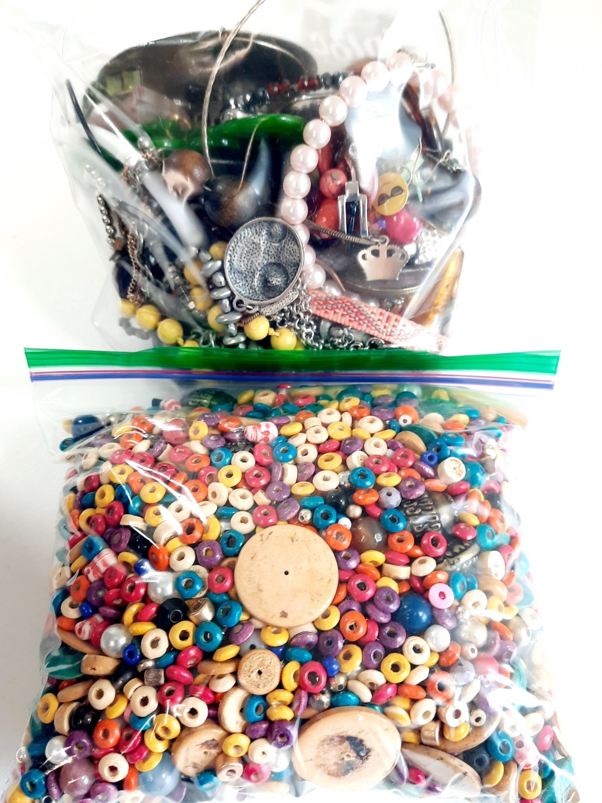 2 Lbs Scrap Jewelry & Beads Jewelry Making Craft Lot Artisans Special Big Mix