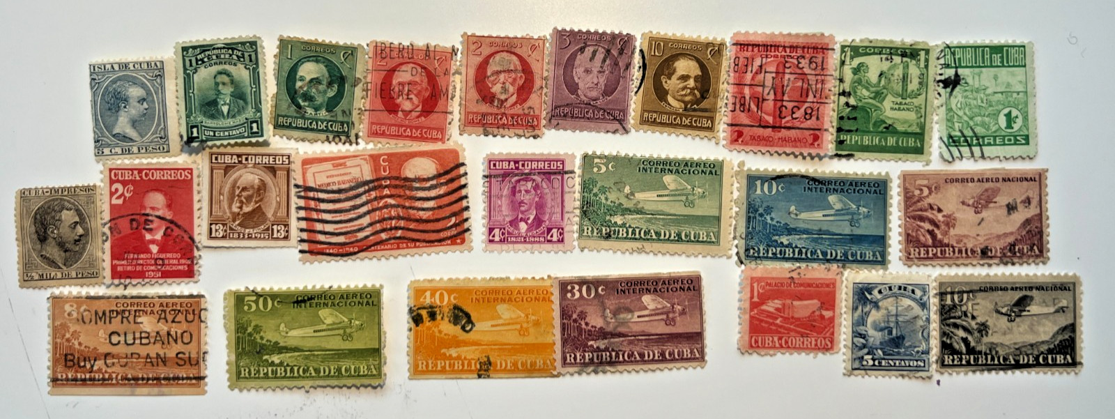 Choose a country! 20 Stamps per country (or as marked), USED or MINT (as marked)
