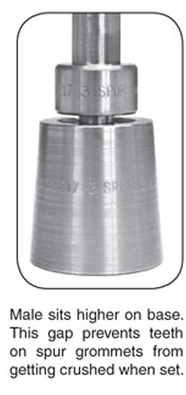 C.S. Osborne & Co. Professional Spurred Grommet Setter :No. 217- All Sizes
