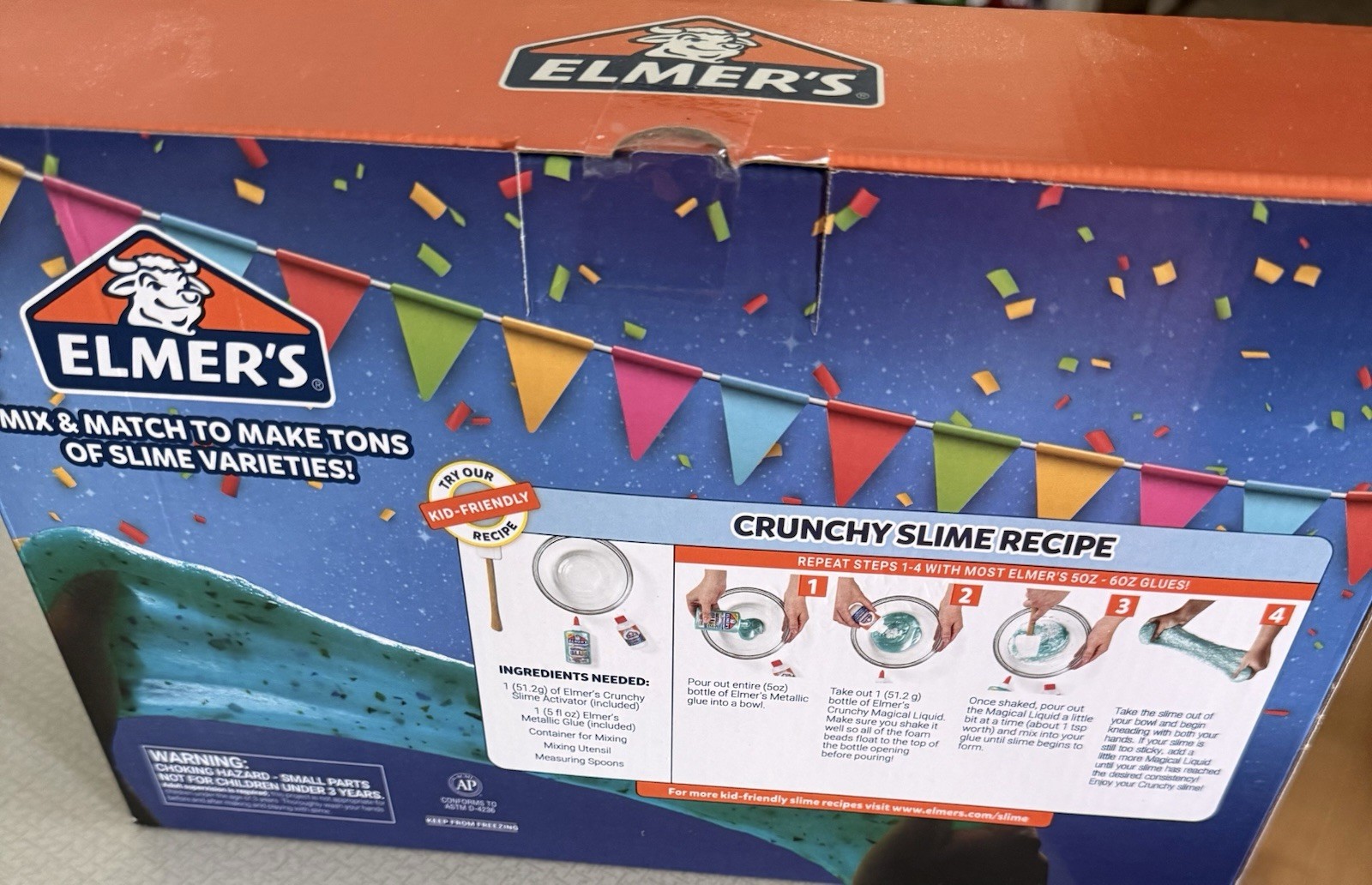 Elmer’s Slime Celebration Kit Makes 5 Unique Slimes