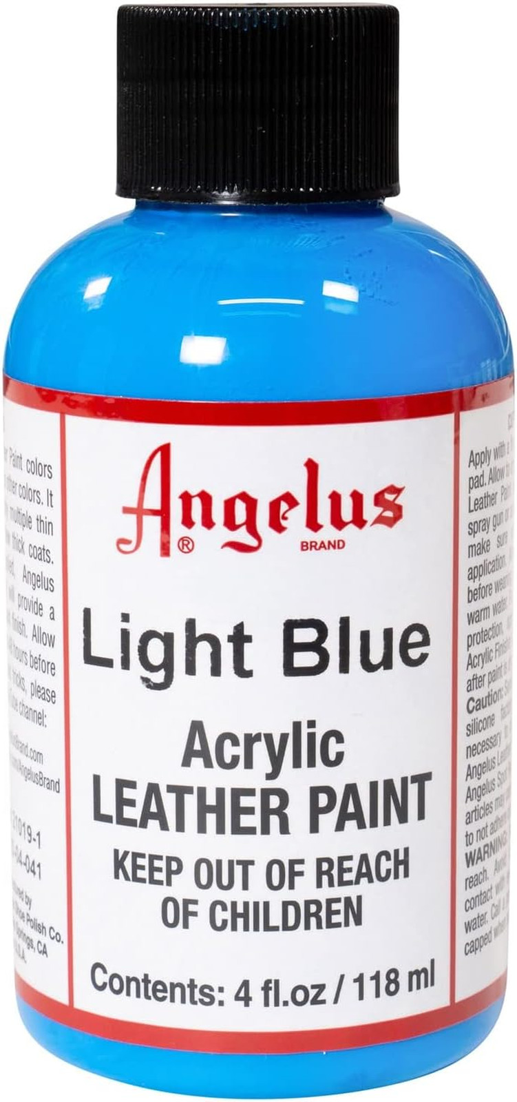 Angelus Acrylic Leather Paint-4Oz.-Light Blue
