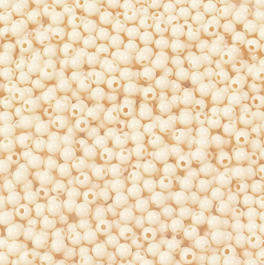 1000PCS 4mm Acrylic Spacer Beads Mini Round DIY Jewelry Making Craft