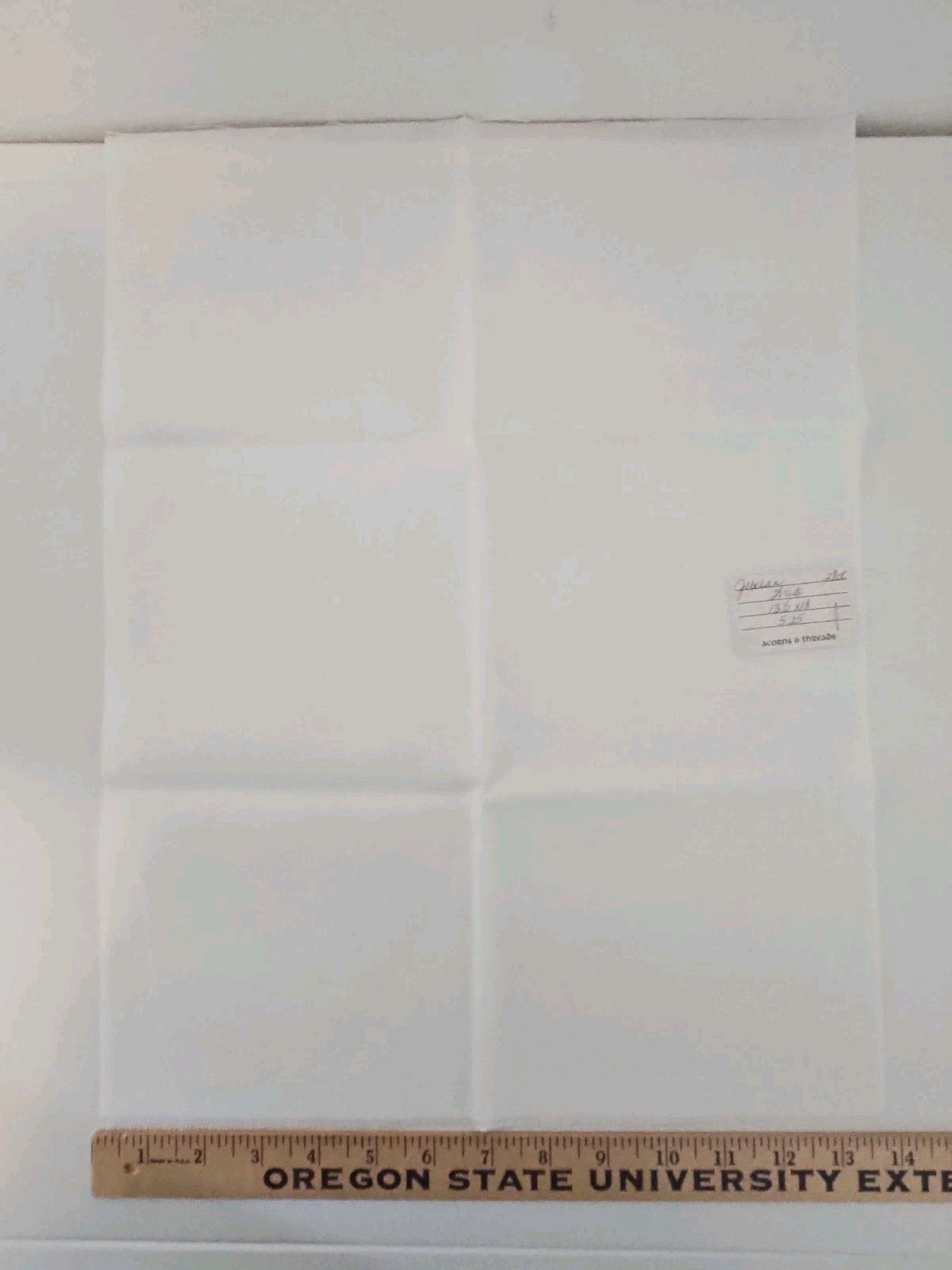 28ct WHITE JOBELAN EVENWEAVE Counted Cross Stitch Fabric 13-1/2″x18″