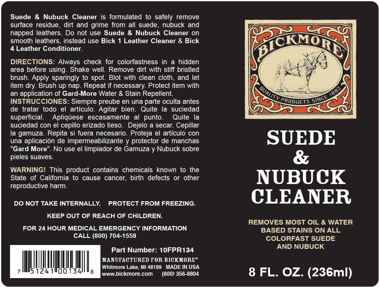 Bickmore Suede & Nubuck Cleaner – Remove Stains From Shoes, Boots Purses & More