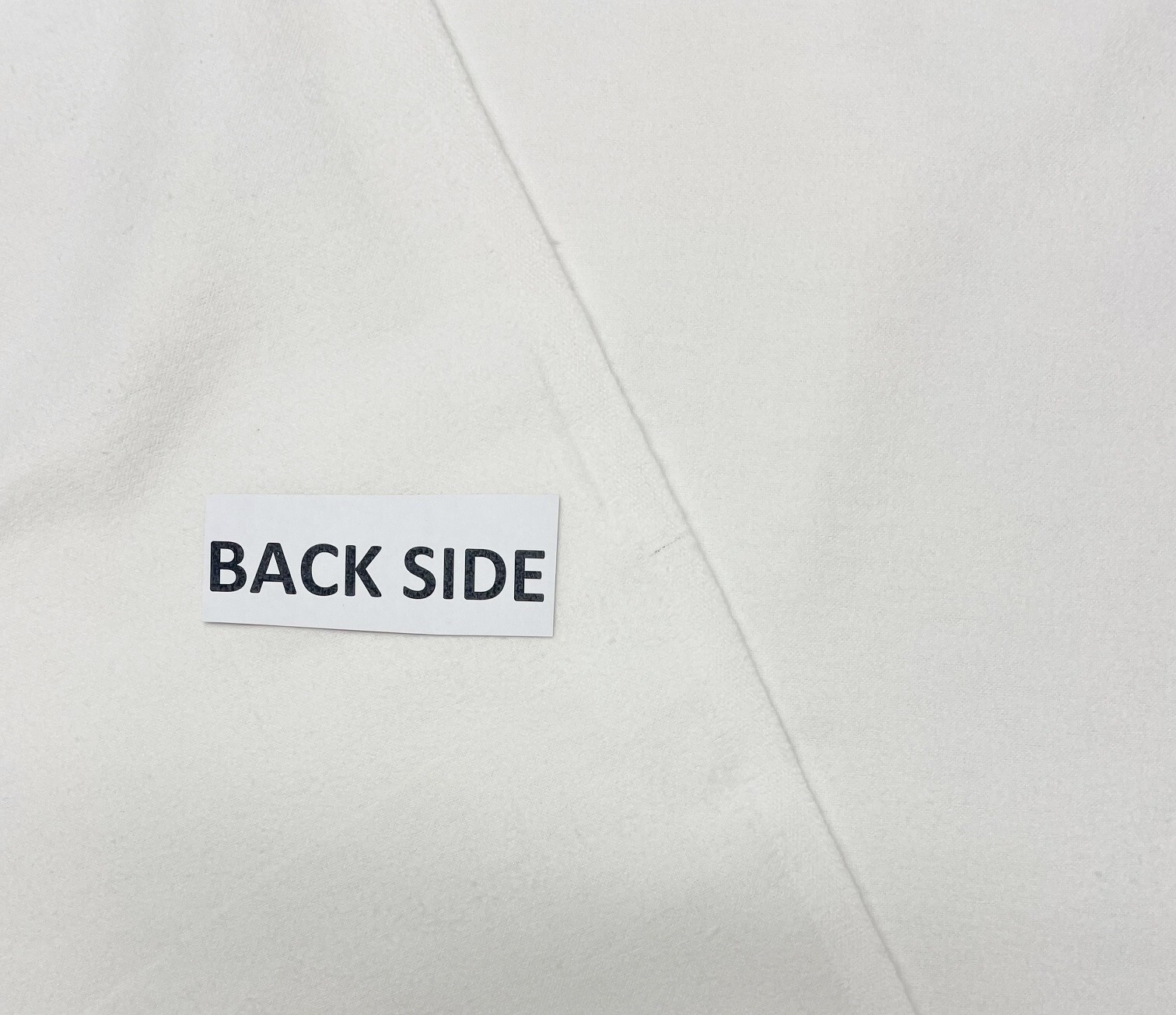 BRIGHT WHITE INTERLINING DRAPERY DOUBLE NAP LINING COTTON FABRIC BY YARD 59″W