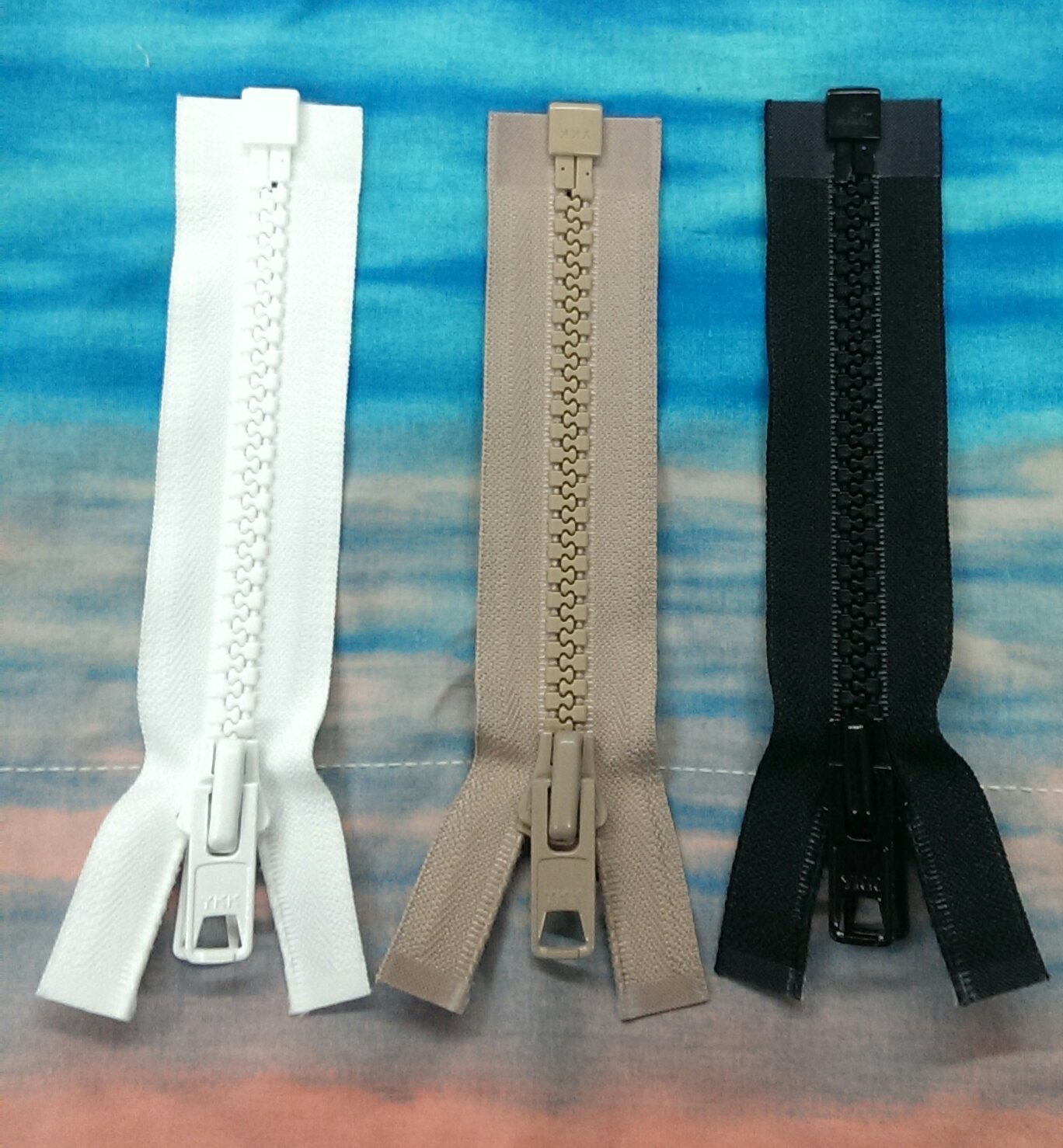 #10 YKK Marine Zippers Black Beige White 6″- 240″ Heavy Duty Separating UV Boat