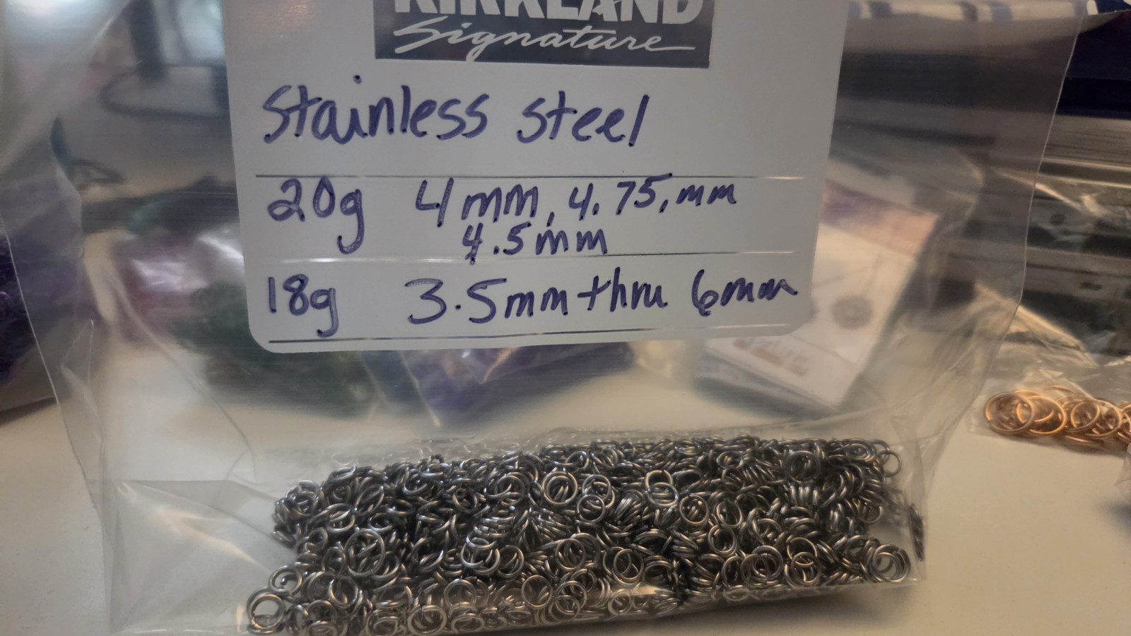 CRAFT LOT! Weave Got Maille Jump Rings Assortment, Aluminum Stainless Assorted